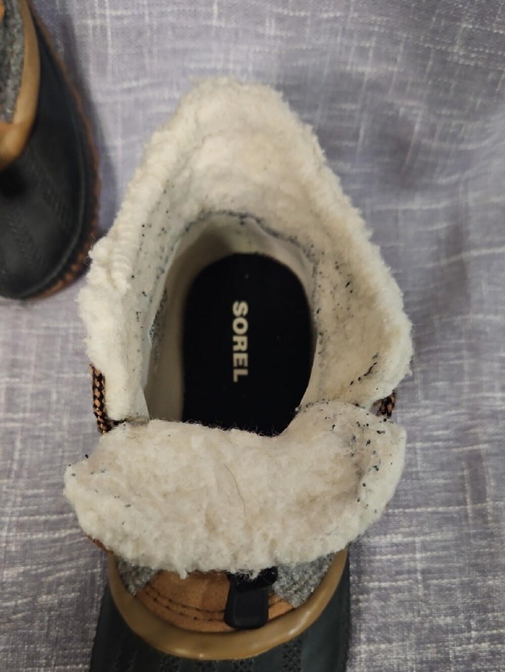 Sorel Youth Out 'N About Plus Felt Waterproof Duck Boots Size 3Y - Picture 7 of 9